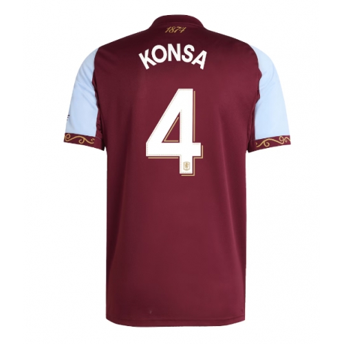 Billige Fotballdrakt Aston Villa Ezri Konsa #4 Replika Hjemmedrakt 2025-26 Kortermet Billige Fotballdrakt Aston Villa Ezri Konsa #4 Replika Hjemmedrakt 2025-26 Kortermet